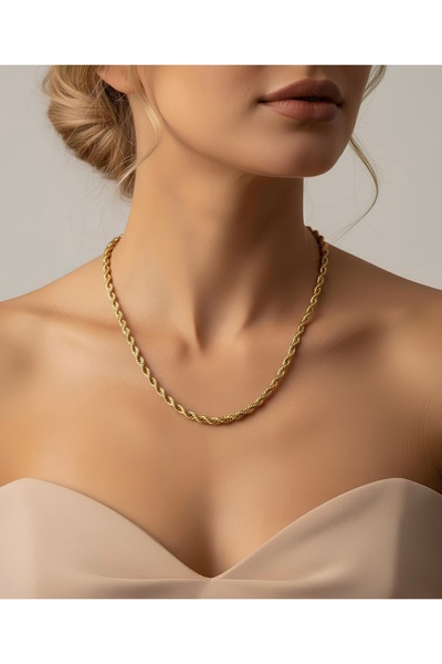 İNN JEWELLERY Steel Auger Necklace Antiallergic (with 2 Anniversal Warranty)