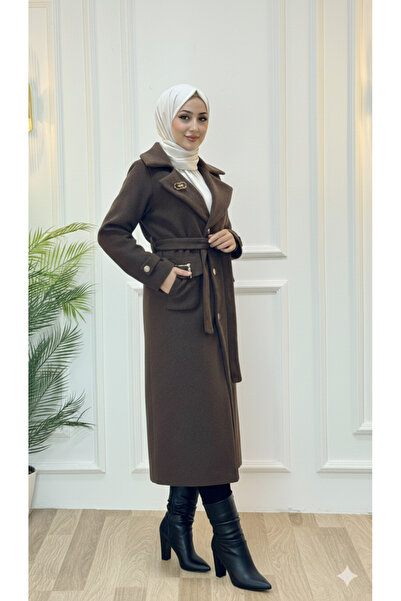 Tebrikler tekstil γυναικείο νέο εποχικό γούνινο παλτό μοντέλο G3508