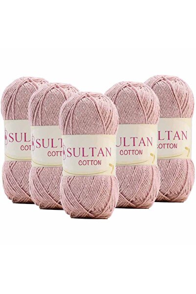 orhanucuzluk ( 5 Adet ) No:07 Pudra Sultan Cotton Amigurumi Ipi