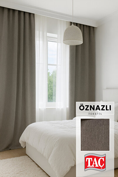 Perlife Gold ® Luxury Chenille Textured Blackout Curtain – No Pleats, Extra Foam – Rich Color Cardetel