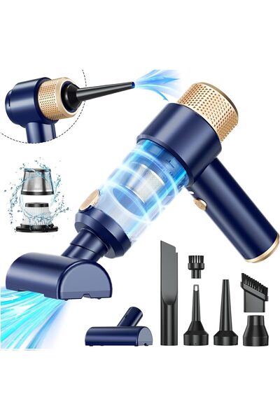 OEM Aspirator auto portabil 4 în 1, wireless, 7500Pa, accesorii multiple, aut...