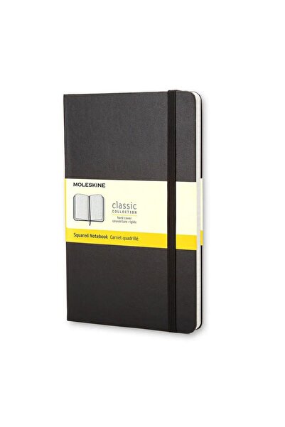 Moleskine Large Size Checkered Black Notebook