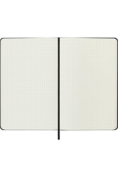 Moleskine Large Size Checkered Black Notebook