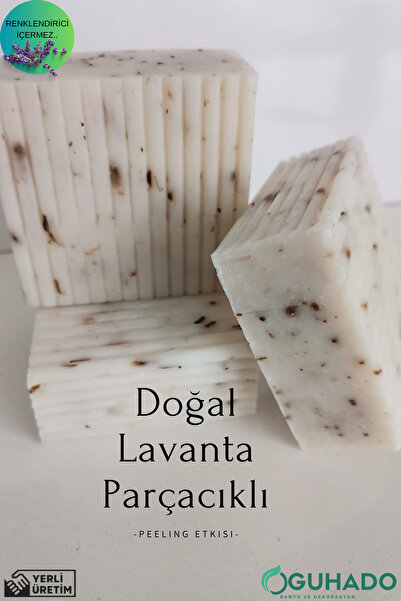 GUHADO Doğal Lavanta Sabunu 120g – Katkısız, Soğuk Üretim (1 adet)