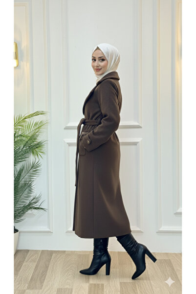 Tebrikler tekstil γυναικείο νέο εποχικό γούνινο παλτό μοντέλο G3508