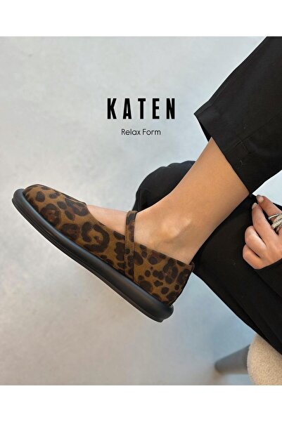 Zuum Pantofi de damă Katen Daily Mary Jane - Leopard