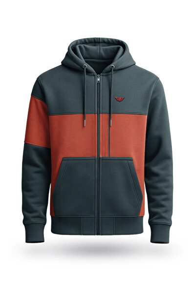 Tarrzzcom سترة رياضية بسحاب وقلنسوة من كاستور