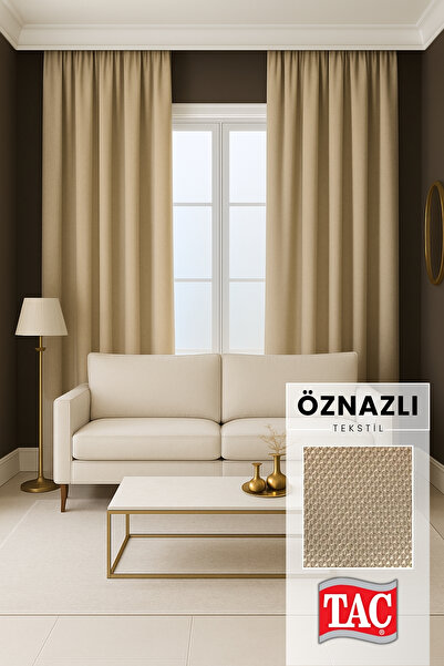 Perlife Gold ® Solid Color Background Curtain – No Pleats, Extra Foam – Living Room and Sitting Room |   Custom & Ready-To-Wear