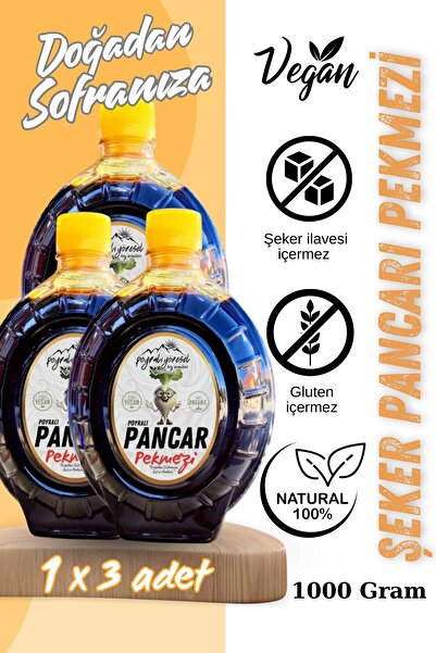 poyralı pancar pekmezi 1 kg x 3 adet