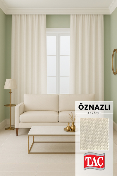 Perlife Gold ® Solid Color Background Curtain – Frequent Pleats – Living Room and Sitting Room |   Custom & Ready-To-Wear |   Simple, Stylish