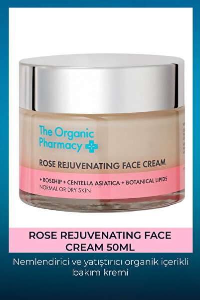 The Organic Pharmacy Rose Rejuvenating Face Cream - Gül Özlü Bakım Kremi 50ml