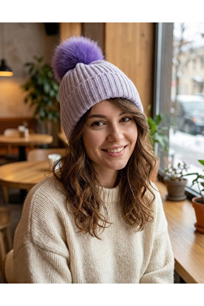 OnMyHead Плетена шапка з помпоном