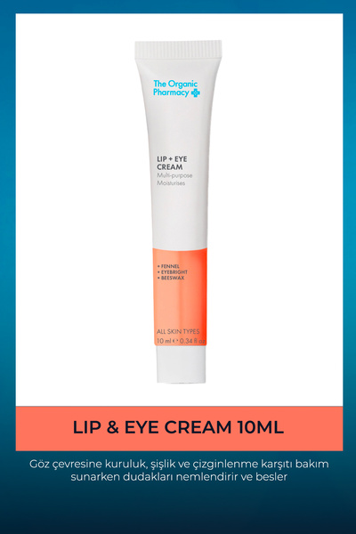 The Organic Pharmacy Lip & Eye Cream - Dudak ve Göz Çevresi Bakım Kremi 10ml