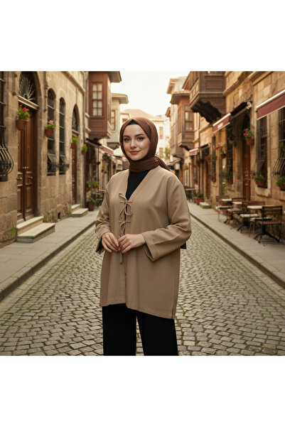 tuus prive ÖNDEN BAĞLAMALI KİMONO