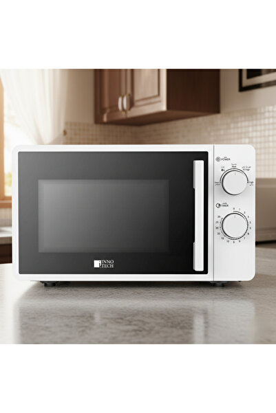 INNOTECH Microwave Oven 20L – 1150W, Adjustable Power Levels, 30-Minute Timer, Defrost Function