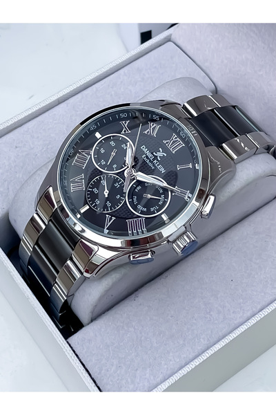 Daniel Klein Men's Watch 3Atm Waterproof Steel Strap Bracelet with Gift for Father's Day Valentine's Day Gift