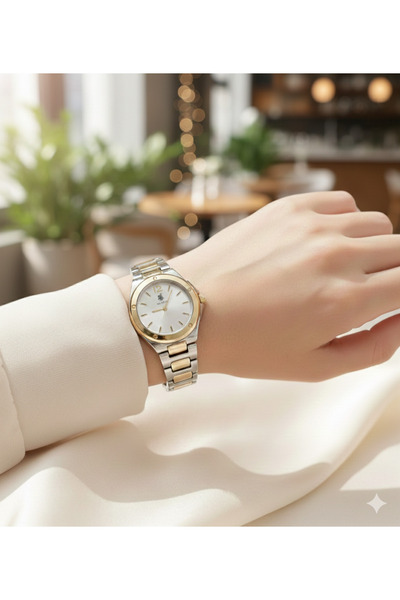 PW POLO WHITE ساعة اليد النسائية