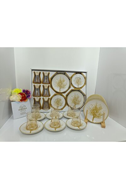 Herencia 18 PARÇA ÇAY SETİ HAYAT AĞACLI