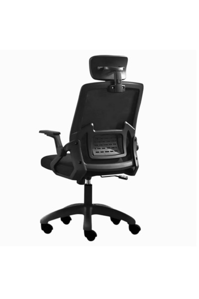 ROHS Adjustable Office or Gaming Ergonomic Chair in black with 2D adjustable headrest