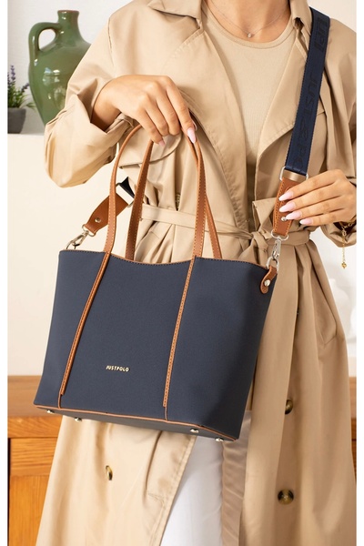 Just Polo حقيبة يد وكتف نسائية رياضية كبيرة الحجم بحزام طويل 236011 الكمبيوتر