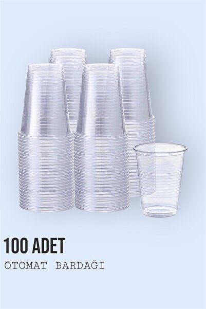 Genel Markalar Plastik Pet Bardak Otomat Bardağı 180 cc 100 Adet