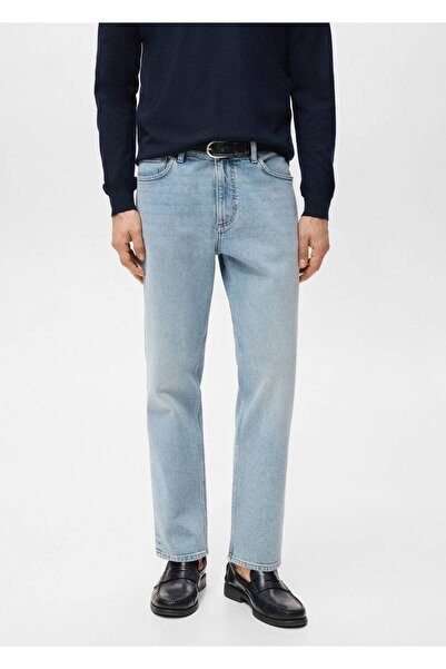 MANGO Man Ben cropped tapered fit jean pantolon