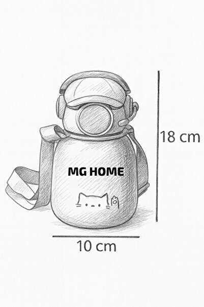 VENON Dj Design Orange 🟠   500 ml Stainless Steel 🎧 Termos Matara – 10×18 Children's Water Bottle Flask