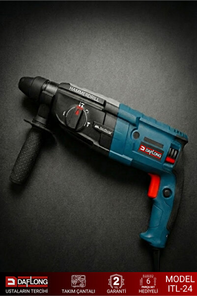 DAFLONG Metal Şanzıman Kırıcı Delici Darbeli Matkap 2-28mm Hilti