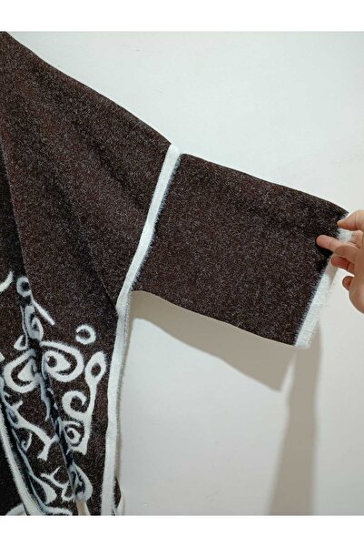 anne moda ankara Superior Quality, Very Large Size, Soft Coat Model Knitwear Poncho