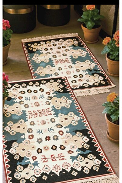 OEM 1+1 Traditional rugs, double-sided, size 60 x 90 cm COTON03B