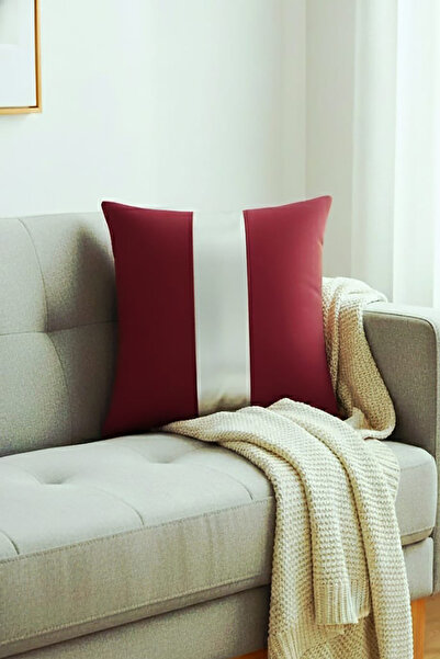 Nisahometeks Husă de pernă cu detalii argintii, rezistentă la pete, ștergabilă