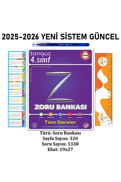 Tonguç Yayınları 4. Sınıf Tüm Dersler Zoru Bankası