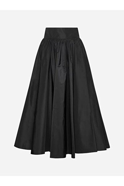 MERT ERKAN Midi Boy & Yüksek Bel Tafta Tam Daire Etek
