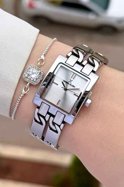 Daniel Klein Metalik Renk 2 Yıl Garantili 24 Mm Zincirli Kadın Kol Saati ve H...