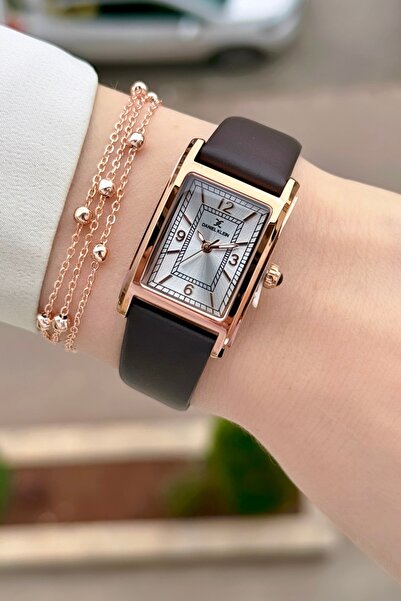 Daniel Klein Kasası Bakır Kordonu Kahverengi Renk 2 Yıl Garantili Kadın Kol S...