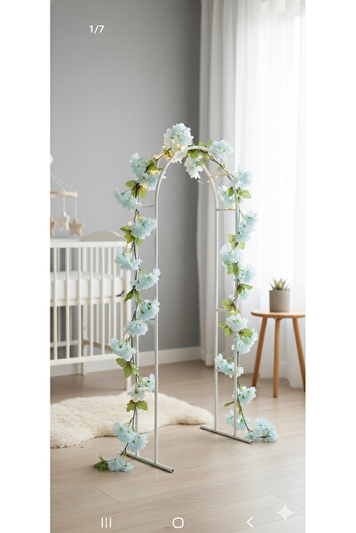 yapay çiçek evi Yapay Çiçek Bahar Dalı Sarmaşık Japon Kiraz Çiçekli 230Cm 18Ç...