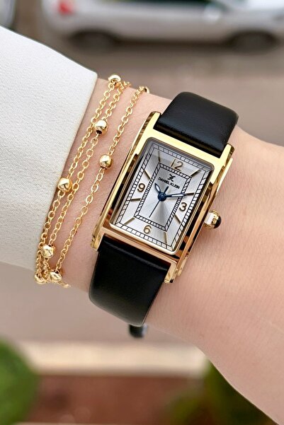 Daniel Klein Kasası Altın Kordonu Siyah Renk 2 Yıl Garantili Kadın Kol Saati ...