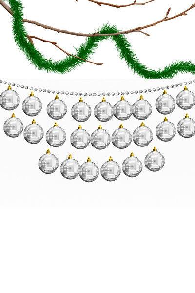 Waldern Στολίδι Χριστουγεννιάτικου Δέντρου 24 τεμαχίων 10 εκ. Χαριτωμένη μπάλα