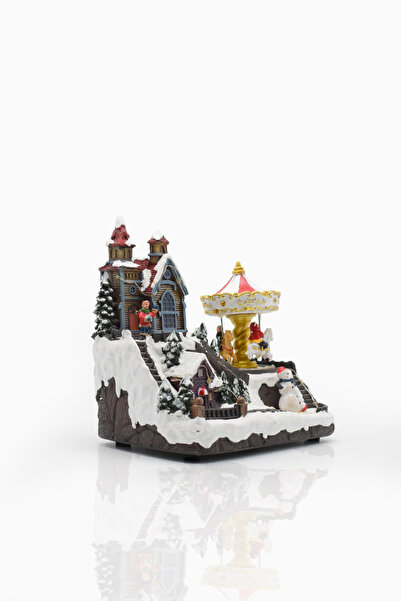 Waldern Premium Collection - Decorative Christmas Decorated Carousel Christmas Home