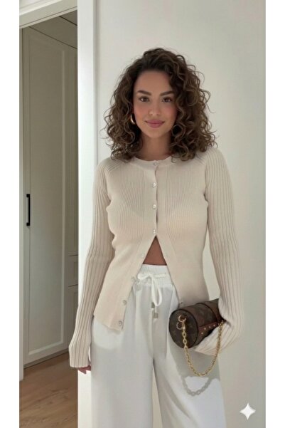 peri tower New Season Women's Soft Texture Design Knitwear Cardigan 0054