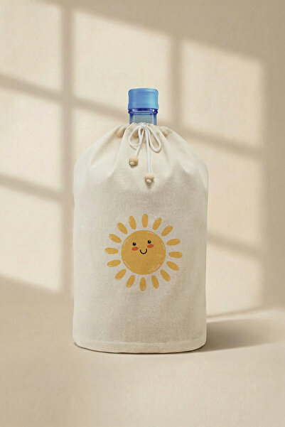 yibucraft Sevimli Güneş Baskılı Damacana Kılıfı