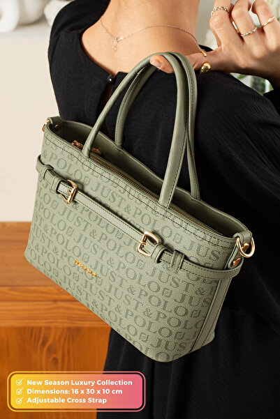 Just Polo Original Women's New Season Luxury Soft Leather Adjustable Cross Strap Stylish Handbag and Shoulder Bag