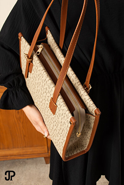 Just Polo Original Women's New Season Luxury Soft Leather Adjustable Zippered Large Size Stylish Hand and Shoulder Bag