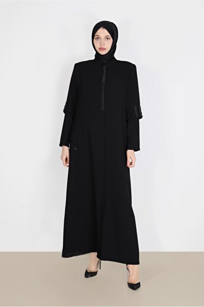 Alvina TAŞ DETAYLI VATKALI PARDESÜ 10544