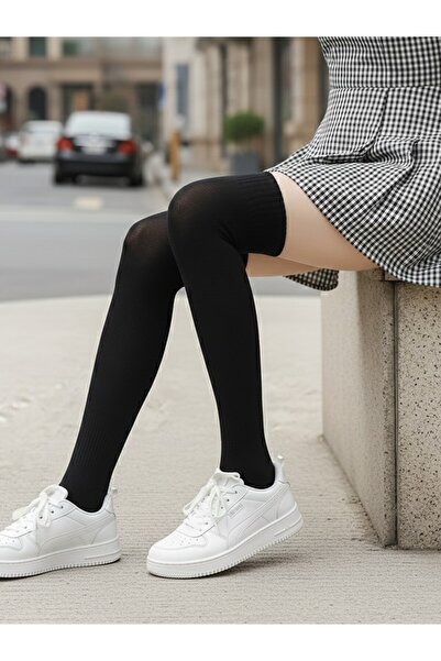 Algitsin O L A Over-The-Knee Socks+Wool+ Stitch-Free +Flexible+ Transitional