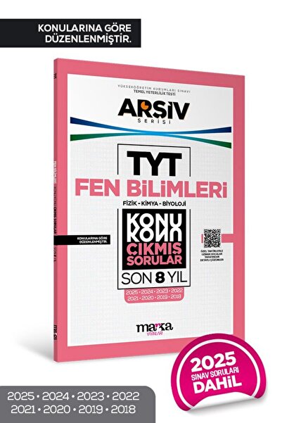 Marka Yayınları Son 7 Yıl Tyt Fen Bilimleri Konu Konu Çıkmış Sorular Tamamı V...