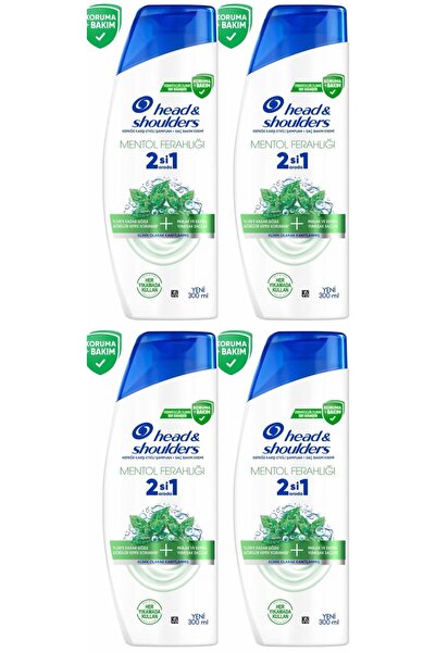 Head & Shoulders 2-in-1 Anti-Dandruff Shampoo Menthol X 4 Pieces