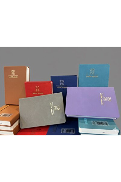 Muka Defter 2026 Günlük Ajanda Ciltli Termo Deri Kapak 14x10 cm Çizgili 1 Adet