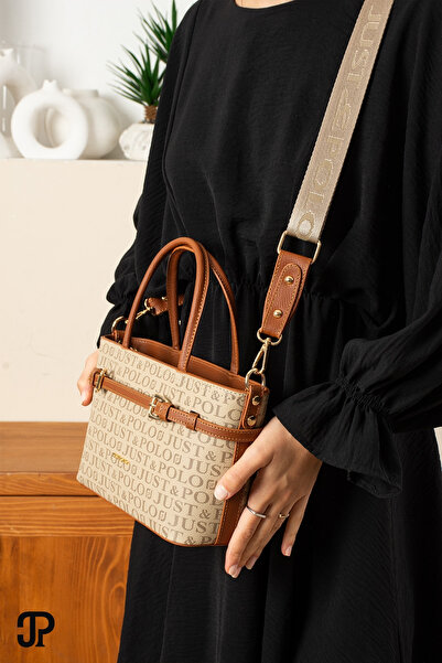 POLOGRAND London Original Just Polo Collection Luxury Soft Leather Adjustable Cross Strap Stylish Hand Arm Shoulder Bag