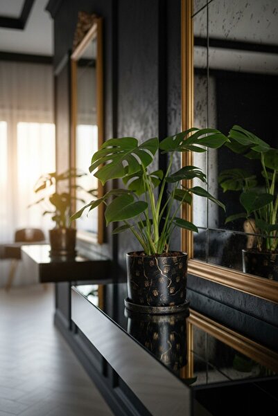 EL YAPIMI Mhd Saksı Büyük Boy Beton Ağaç Saksısı 20cm - 5 Lt.